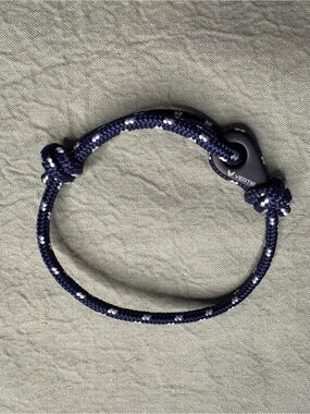 VERTIG Paracord Navy Rope Knot Bracelet